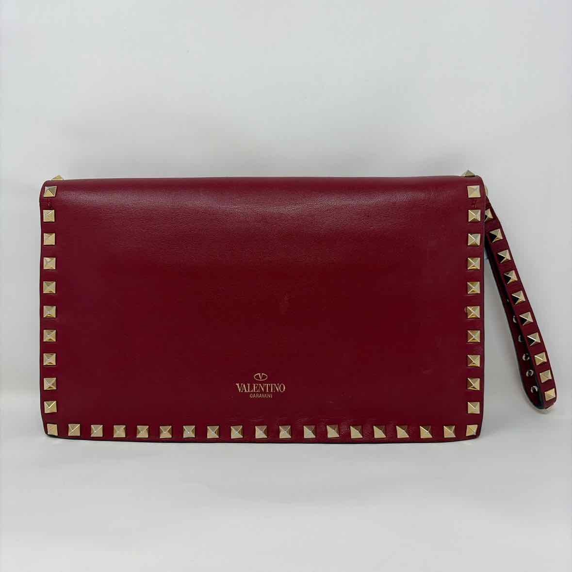 Pre-Owned Valentino Red Leather Designer Handbag