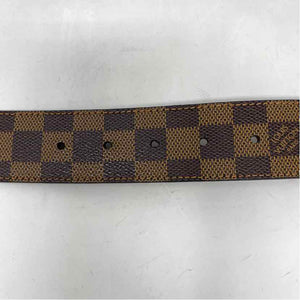 Pre-Owned Louis Vuitton Damier Eben Canvas Designer Belt
