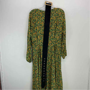 Pre-Owned Size L Alberto Makali Green Casual Dress