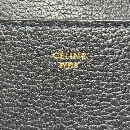 Pre-Owned Celine Navy Leather Designer Handbag
