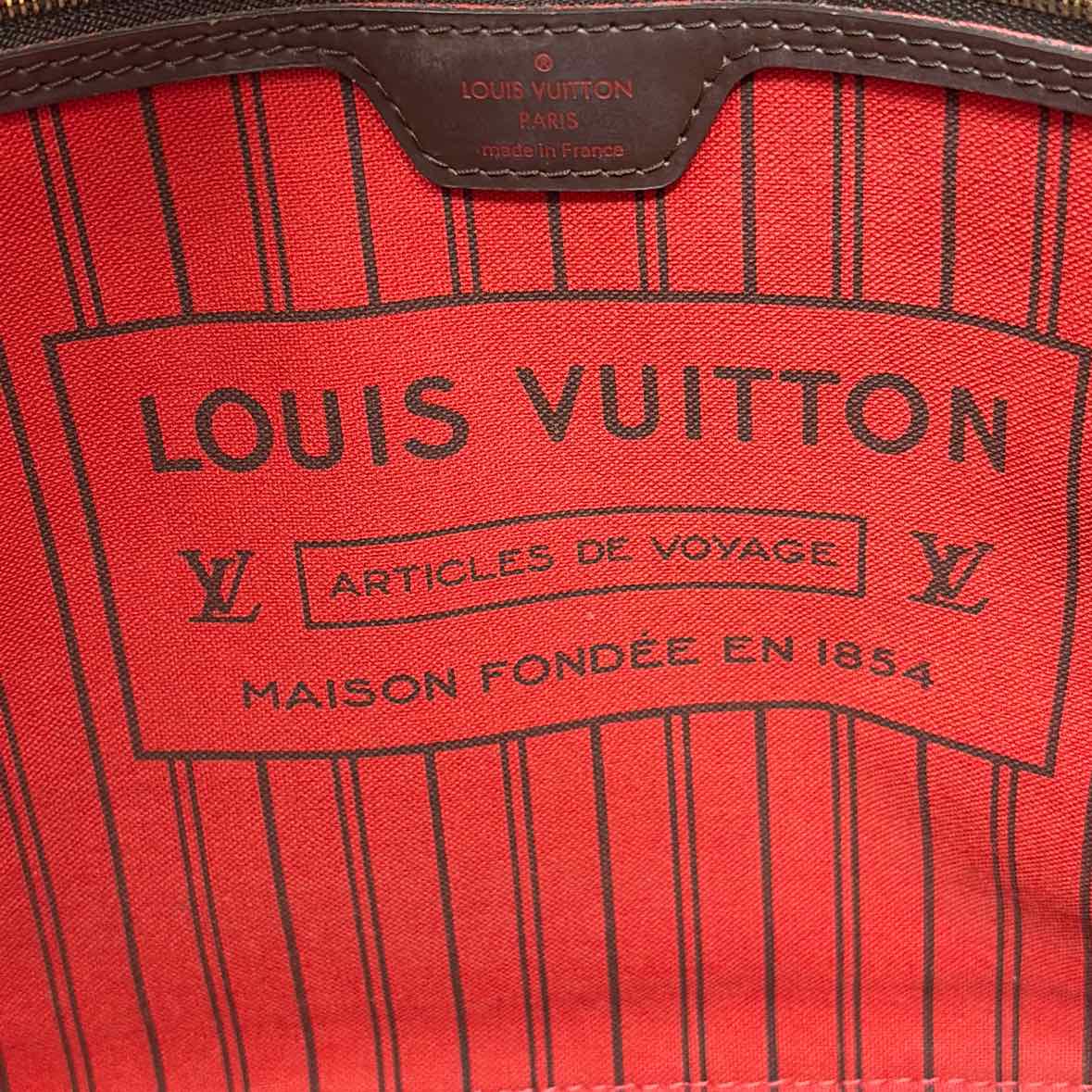 Pre-Owned Louis Vuitton Damier Eben Canvas Designer Handbag