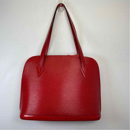Pre-Owned Louis Vuitton Red Leather Designer Handbag