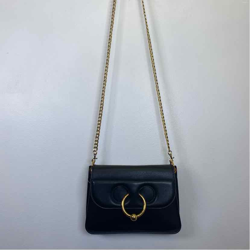 Pre-Owned JW Anderson Black Leather Designer Handbag