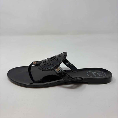 Pre-Owned Shoe Size 6 Jack Rogers Black Sandals