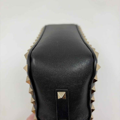 Pre-Owned Valentino Black Leather Designer Handbag