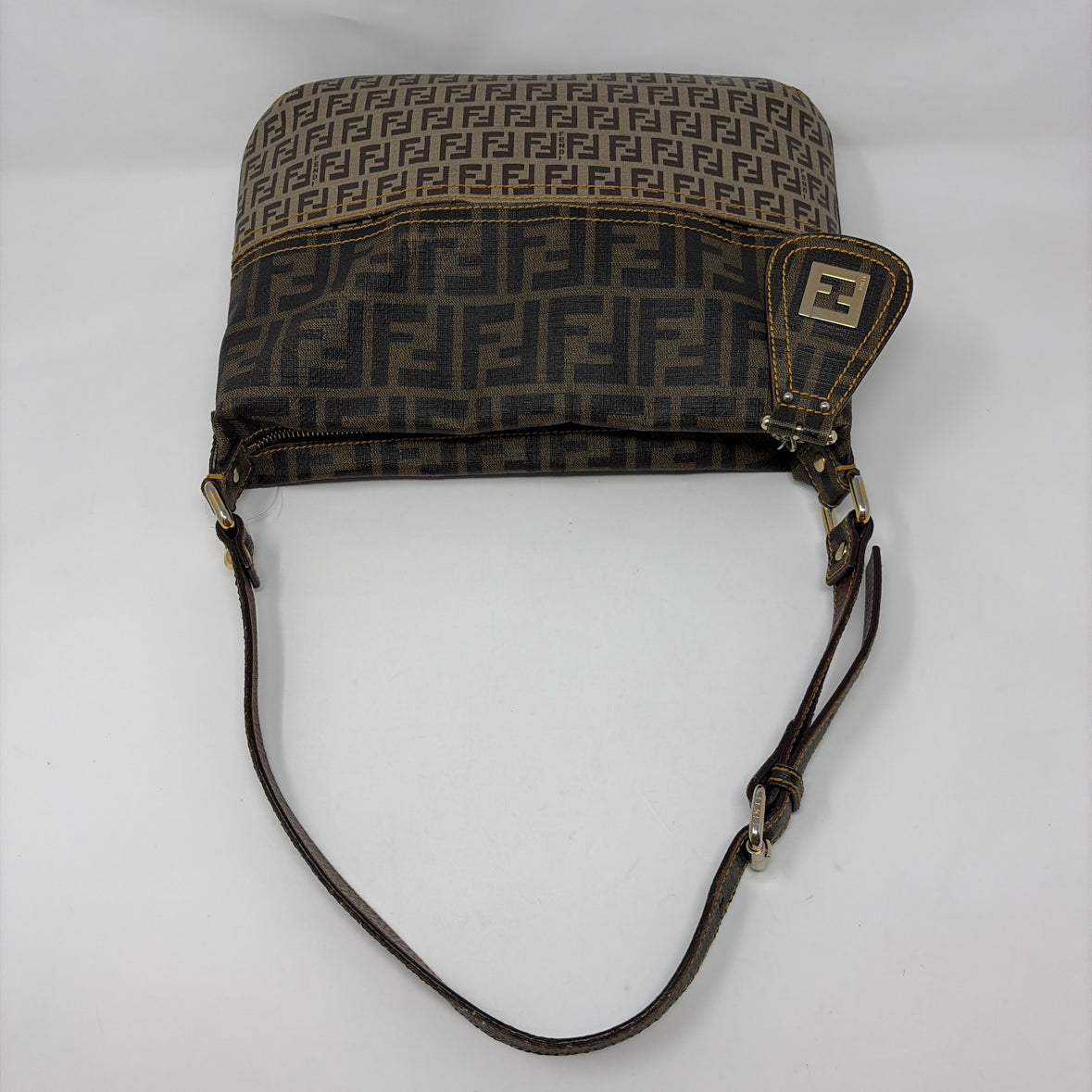 Pre-Owned Fendi Monogram Canvas Designer Handbag