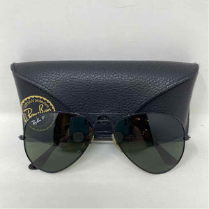Pre-Owned Ray Beams Black Metal Sunglasses