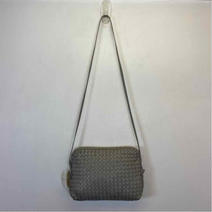 Pre-Owned Sanson Grey Leather Handbag