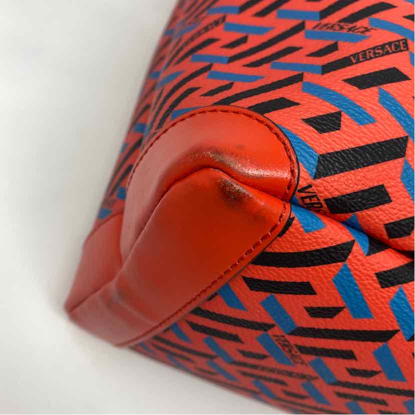 Pre-Owned Versace Multi Leather Designer Handbag