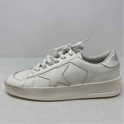 Pre-Owned Golden Goose White Leather Shoe Size 6.5 Designer Shoes