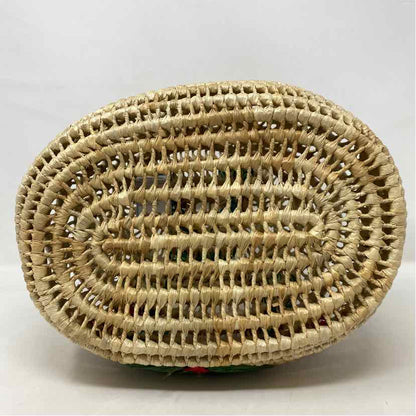 Pre-Owned Boutique Beige Wicker Handbag