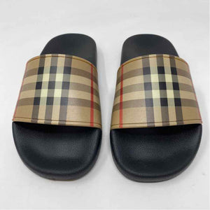 Pre-Owned Burberry Plaid Canvas Shoe Size 5.5 Designer Shoes