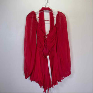 Pre-Owned Size S Chic Lefrique Pink Romper