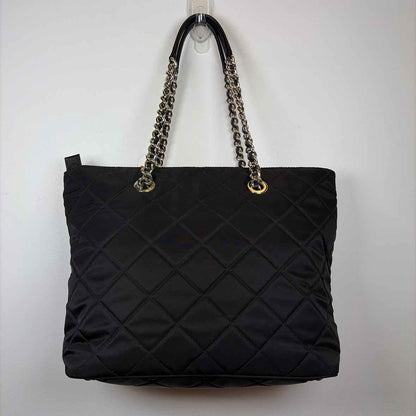 Pre-Owned Prada Black Nylon Designer Handbag