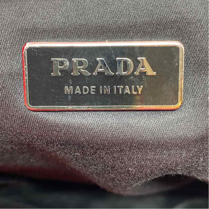 Pre-Owned Prada Black Denim Designer Handbag