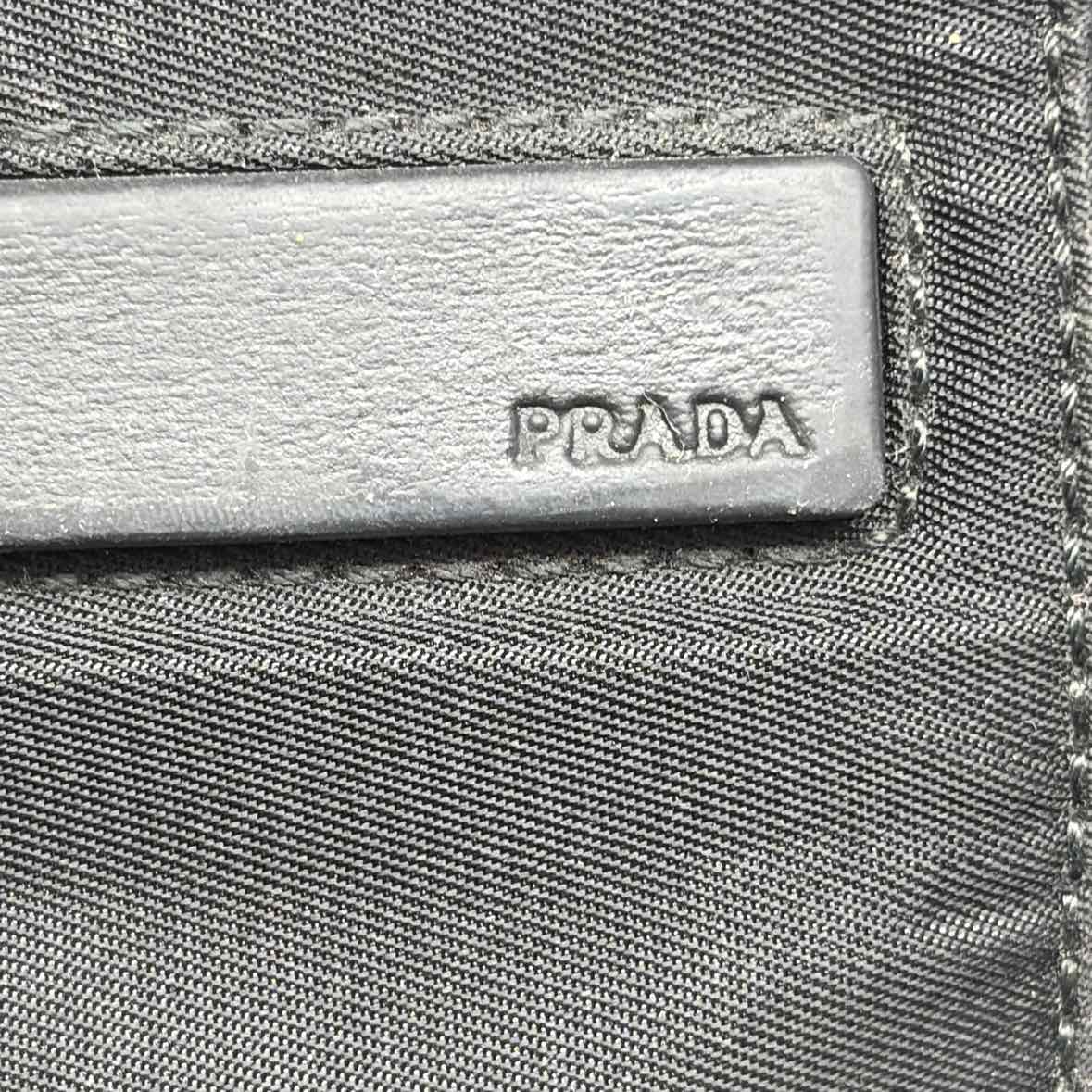 Pre-Owned Prada Black Nylon Designer Handbag