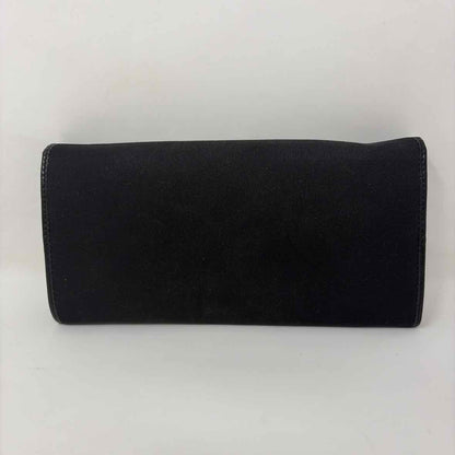 Pre-Owned Fendi Black Fabric Designer Wallet