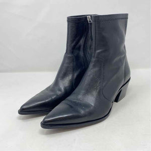 Pre-Owned Shoe Size 9.5 ZARA Black Booties