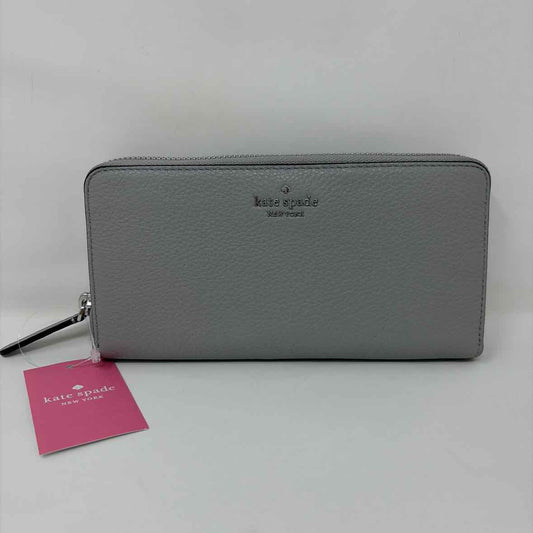 Pre-Owned Kate Spade Grey Leather Wallet