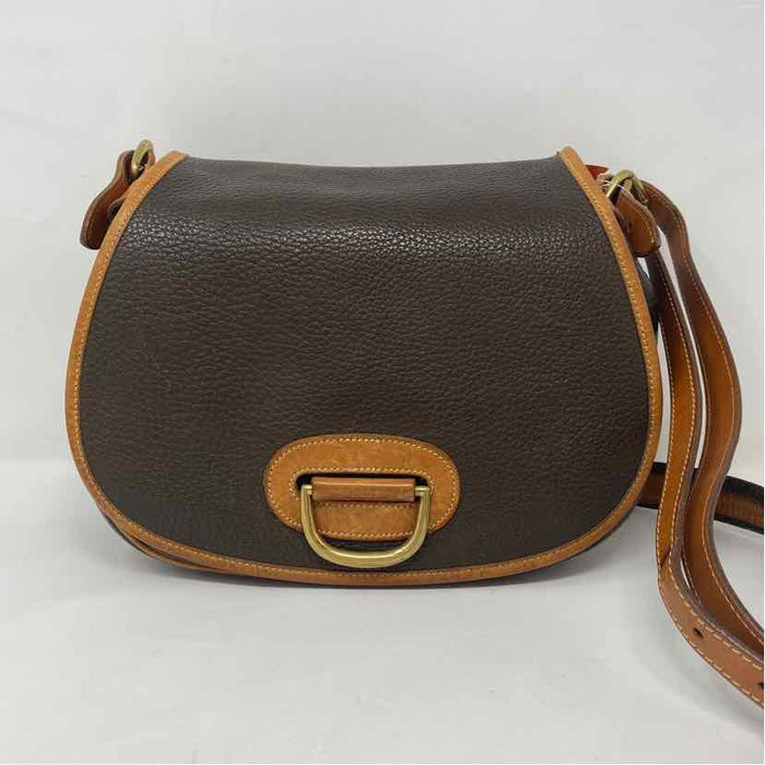 Pre-Owned Dooney & Bourke Brown Multi Leather Handbag
