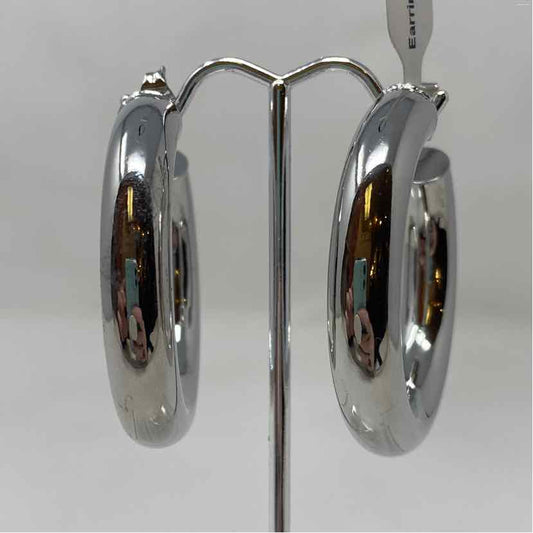 Silver Metal Earrings