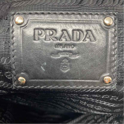 Pre-Owned Prada Black Leather Designer Handbag