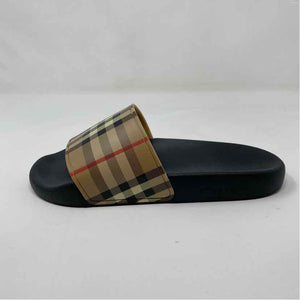 Pre-Owned Burberry Plaid Canvas Shoe Size 5.5 Designer Shoes