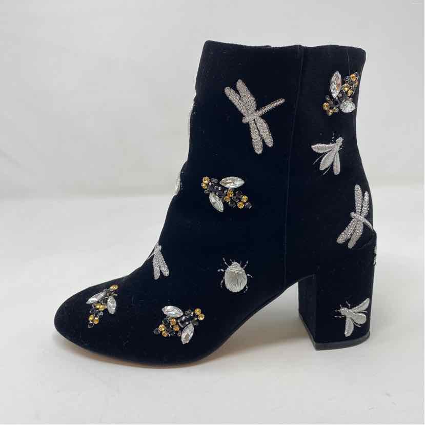 Pre-Owned Shoe Size 6 INC Black Multi Booties