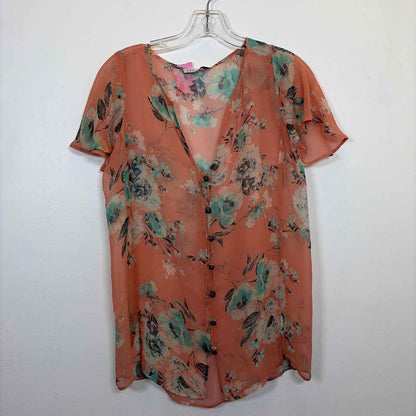 Pre-Owned Size S Red Haute Peach Top