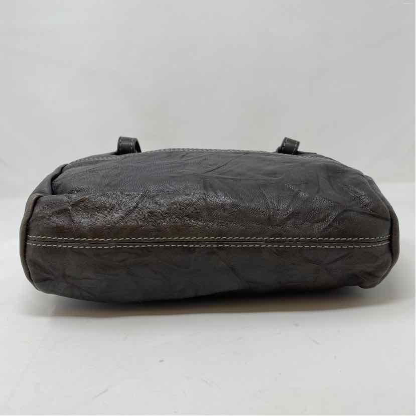 Pre-Owned Givenchy Grey Leather Designer Handbag