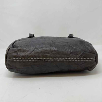 Pre-Owned Givenchy Grey Leather Designer Handbag