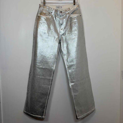 Pre-Owned Size 30/L Abercrombie & Fitch Silver Pants