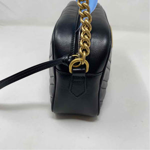 Pre-Owned Gucci Black Leather Designer Handbag