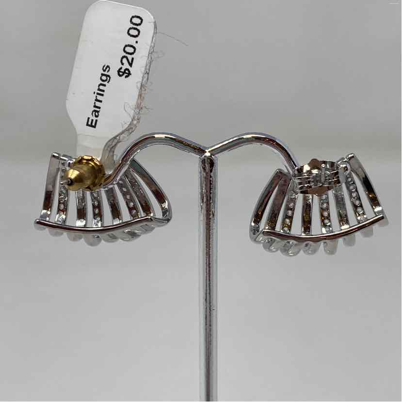 Silver Metal Earrings