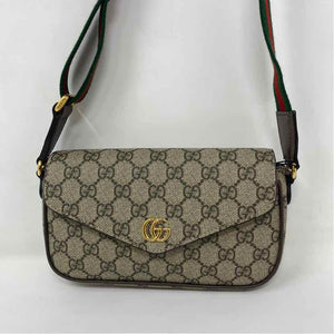 Pre-Owned Gucci Monogram Canvas Designer Handbag