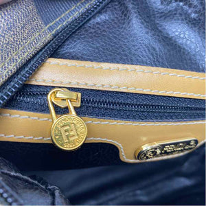 Pre-Owned Fendi Check Canvas Designer Handbag