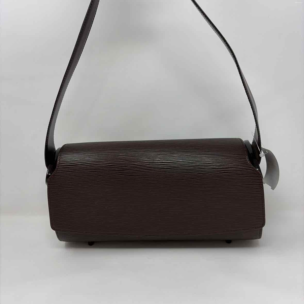 Pre-Owned Louis Vuitton Brown Leather Designer Handbag