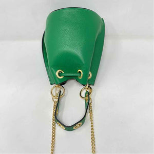 Pre-Owned Boutique Green Leather Handbag