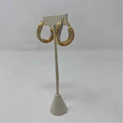 Tri Metal Metal Earrings