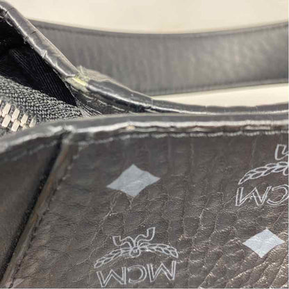Pre-Owned MCM Black Leather Designer Handbag