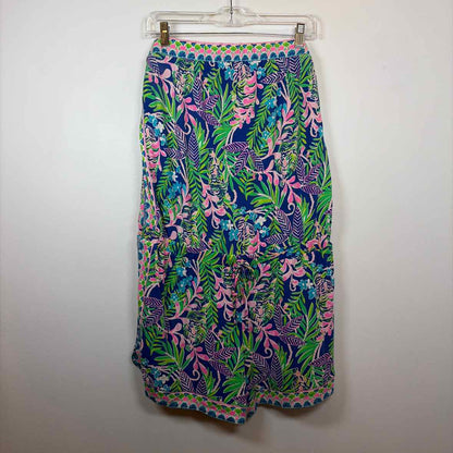 Pre-Owned Size XL Lilly Pulitzer Blue Print Romper