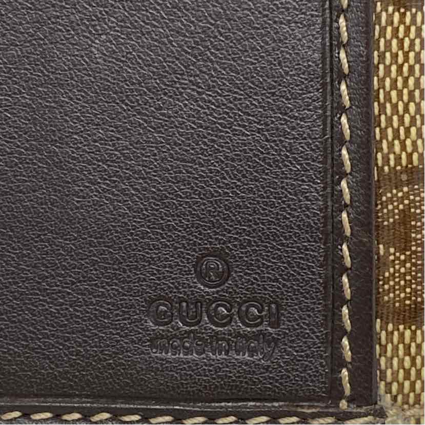 Pre-Owned Gucci Monogram Canvas Designer Wallet