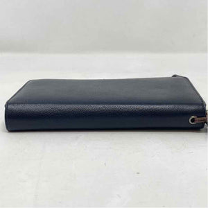 Pre-Owned RFID Blocking Black Leather Wristlet