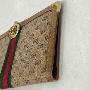 Pre-Owned Gucci Monogram Canvas Designer Wallet