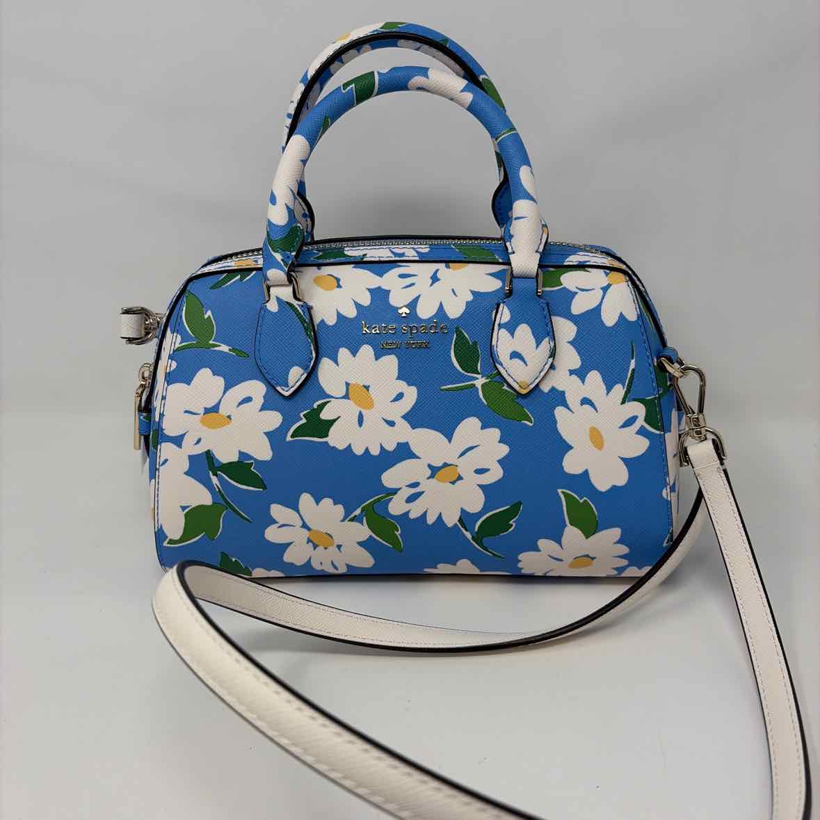 Pre-Owned Kate Spade Blue Leather Handbag
