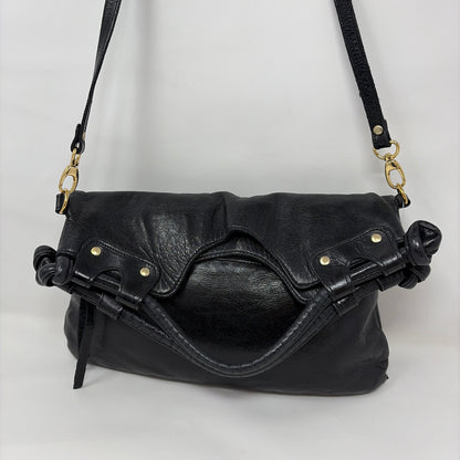 Pre-Owned Pietro Alessandro Black Leather Handbag