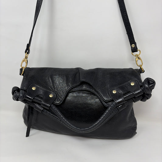 Pre-Owned Pietro Alessandro Black Leather Handbag