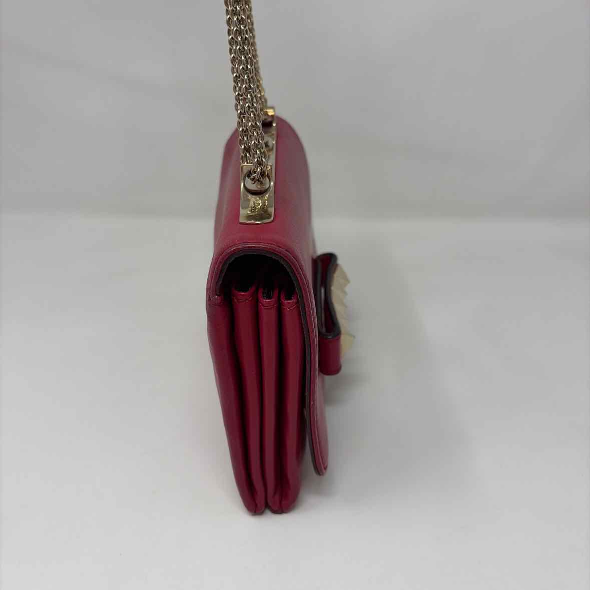 Pre-Owned Valentino Pink Leather Designer Handbag