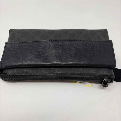 Pre-Owned Gucci Black Canvas Designer Handbag