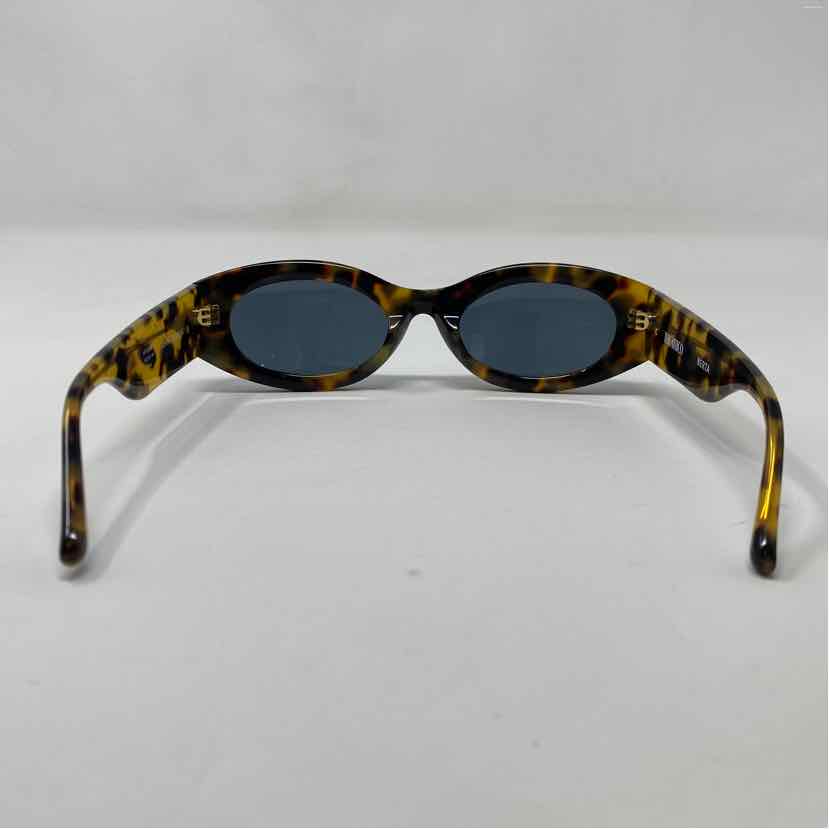 Pre-Owned The Attico Tortoise Plastic Designer Sunglasses